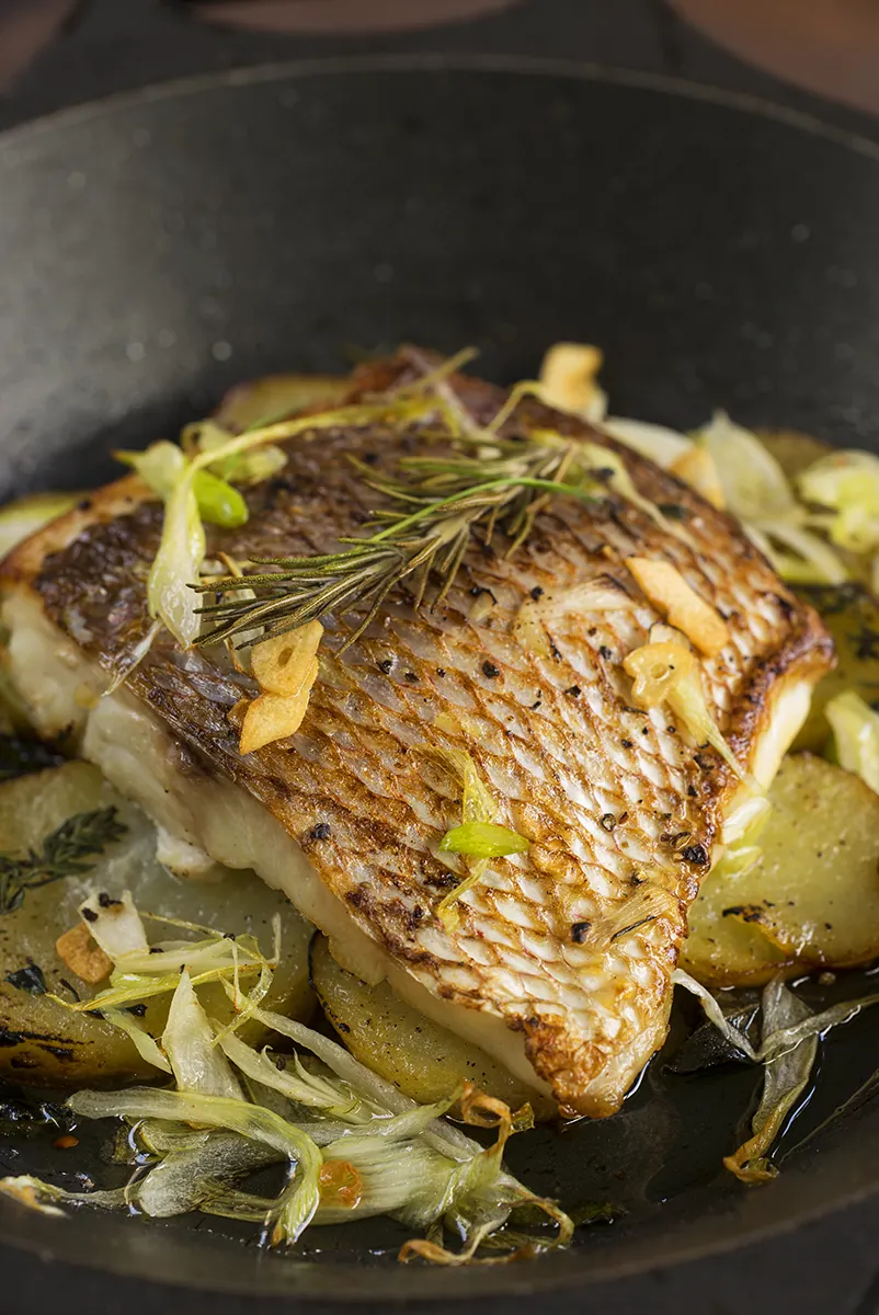Pescado a la brasa en Asador del Mar